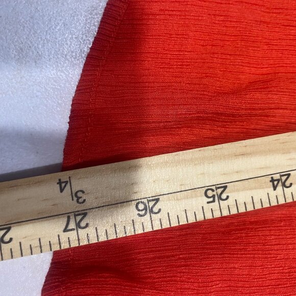 Free People Check On It Wrap Top Womens SM Red Casual Boho Holiday - Picture 7 of 9